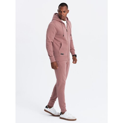Ombre BASIC men&amp;#039;s cotton sweatshirt set unbuttoned sweatshirt + joggers Slike