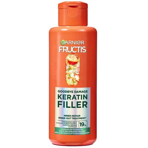 Garnier Fructis Keratinska Filler Obnovitvena Nega za Lase, Izperljiva Formula, 200 ml, (22068066) Slike