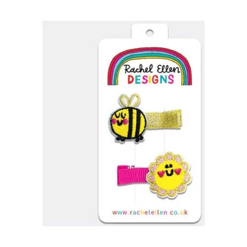 Rachel Ellen Designs &Scaron;nalice za kosu - Bee/Flower ( EMCLIP03 ) Cene