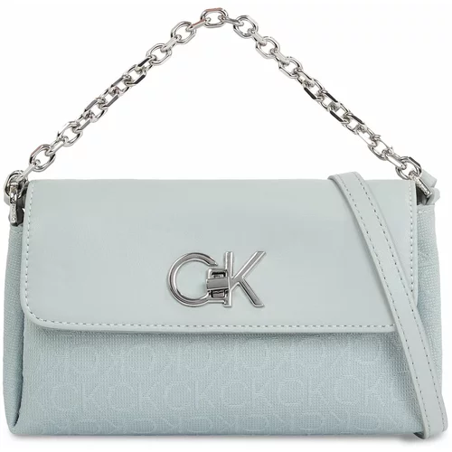 Calvin Klein Ročna torba Re-Lock K60K611989 Pigeon Jacquard Mono PEB