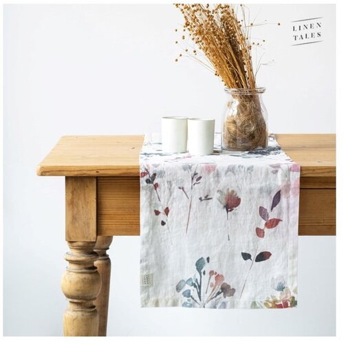 Linen Tales Laneni namizni tekač 200x40 cm - Linen Tales Slike