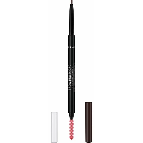 Rimmel London Brow Pro Micro svinčnik za obrvi za definiranje in obliko 0,09 g odtenek 003 Dark Brown