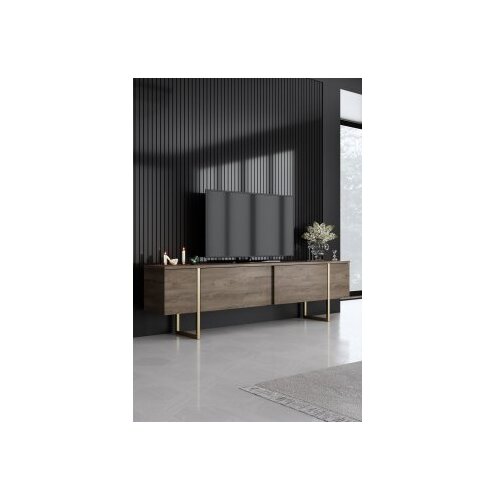 Hanah home set za dnevnu sobu luxe walnut gold Slike
