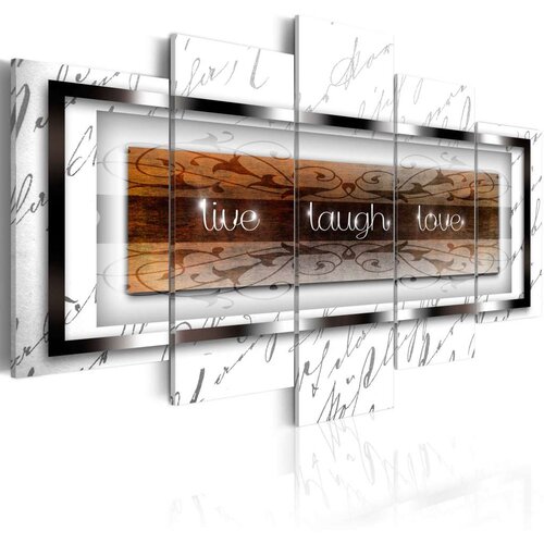  Slika - live laugh love - white 200x100 Cene