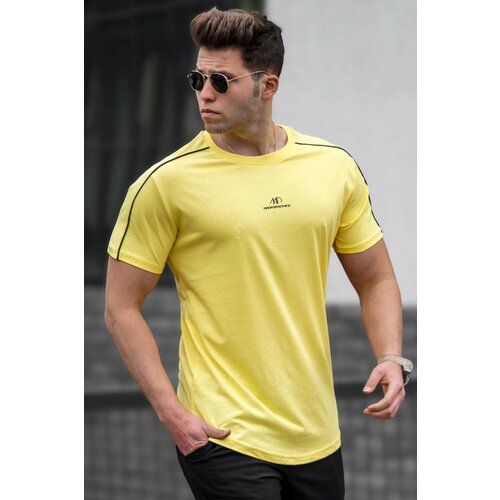 Madmext T-Shirt - Yellow - Regular fit Slike