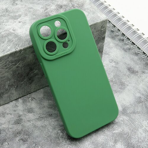  Maska za telefon Silikon Pro Camera za iPhone 15 Pro 6.1" tamnozelena Cene