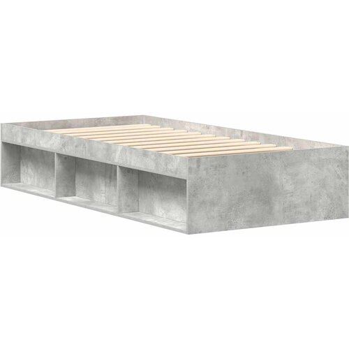  Okvir kreveta siva boja betona 90 x 190 cm Slike