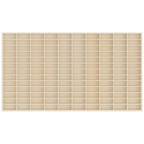  Ormar za izlaganje na zidu s policom Zidne Bež 98 x 4,5 x 55 cm Slike