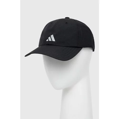 Adidas Kapa s šiltom Running Essentials črna barva