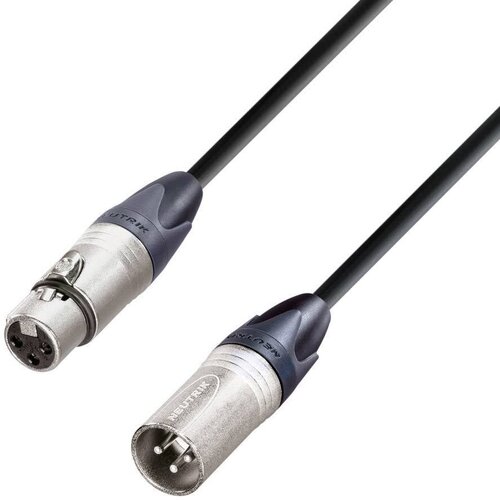 AH Cables Kabel Neutrik XLR MALE/FEMALE\,10 m KM10FMBLK (20428144) Slike