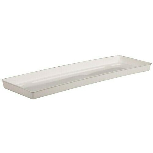  Podložak za žardinjeru za cvijeće (50 x 15 x 3 cm, Bijele boje) Slike