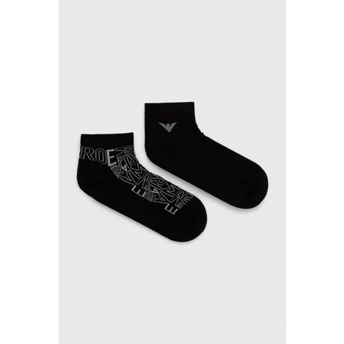 Emporio Armani Underwear Čarape 2-pack za muškarce, boja: crna
