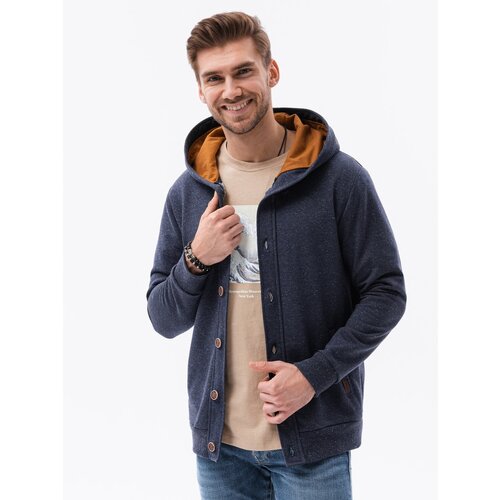 Ombre Clothing Men's zip-up sweatshirt Slike