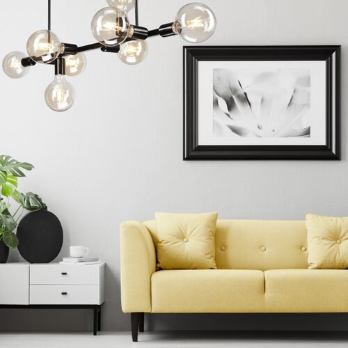  Luster na &amp;scaron;tangu ASTRID 8xE27/60W/230V crni Slike