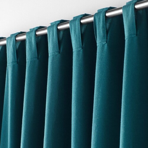 Douceur d int&amp;eacute;rieur Modrozelena zavesa 140x240 cm Mistraline &amp;ndash; Slike