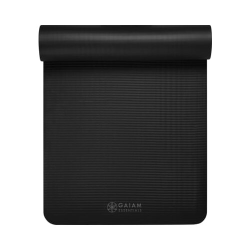 GAIAM Podloga za fitnes ESSENTIALS - Črna Slike