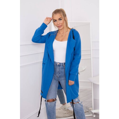 Kesi Insulated raincoat with hood purple blue Slike