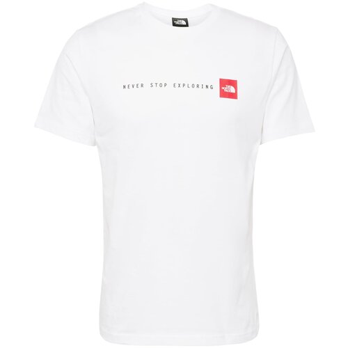 The North Face Majica 'NEVER STOP EXPLORING' crvena / crna / bijela Cene