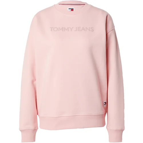 Tommy Jeans Majica 'CLASSIC' mornarska / pastelno roza / rdeča / bela