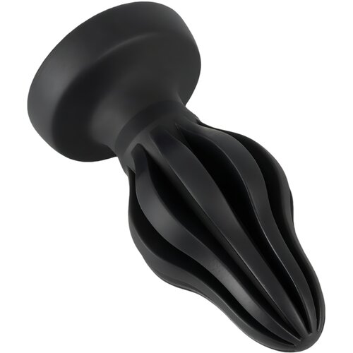 Anos Super Soft Butt Plug Black 15,8cm Slike