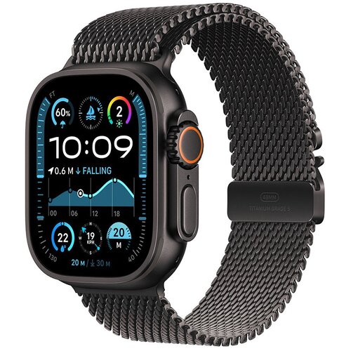 Apple Watch Ultra 2 GPS + Cellular 49mm Black TC, Black Titanium Milanese Loop - S, (MX4W3CSA) Cijene