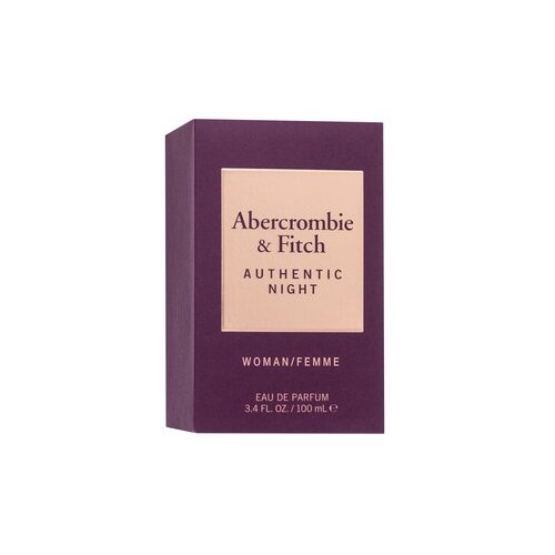 Abercrombie &amp;amp; Fitch Authentic Night parfumska voda 100 ml za ženske Slike