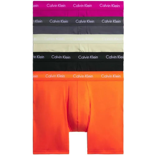 Calvin Klein Underwear Boksarice pesek / bazaltno siva / oranžna / črna