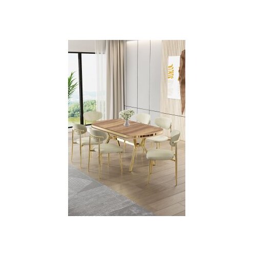 Hanah home Trpezarijski set, 7 dijelova, svijetlozelena Cene