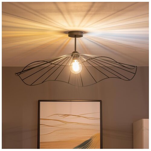 Brilagi LED plafonski luster CERIA WIRE 1xE27/60W/230V &amp;Oslash; 80 cm crni Slike