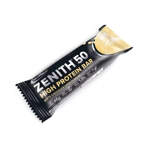 IRONMAXX Zenith 50 High Protein ploščica - White Chocolate Crisp