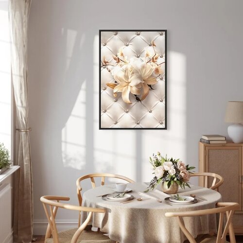  Slika - Diamond Lilies (1 Part) Vertical 80x120 Cijene