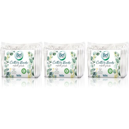 Bel Face & Body Cotton Buds vatne paličice ugodno pakiranje 3x160 kos Cene