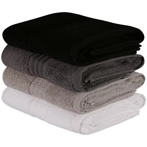Mjoll Kopalniške brisače in rokavice za umivanje RAINBOW X4 Siva