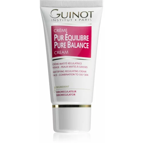 Guinot Pure Balance krema za normalizacijo mastne kože za zmanjšanje por in mat videz kože 50 ml