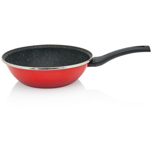 Metalac duboka tava granit induction 26cm crvena Cene