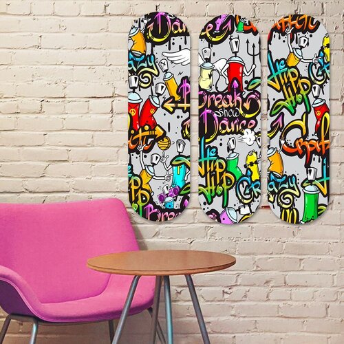 Wallity slika 3KY3793, 70x70 cm, 3 dela Cene