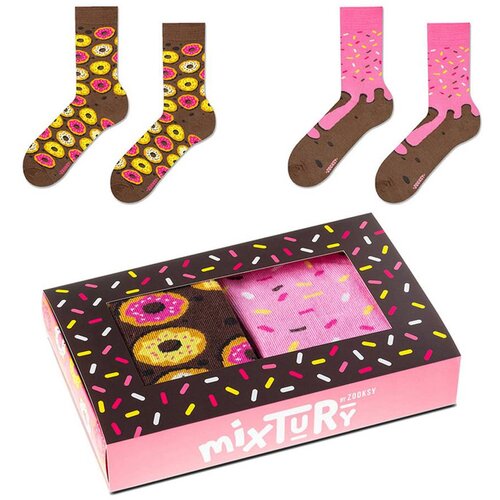 Kesi Zooxy mixTURY Donut sock set 2 pairs Cene
