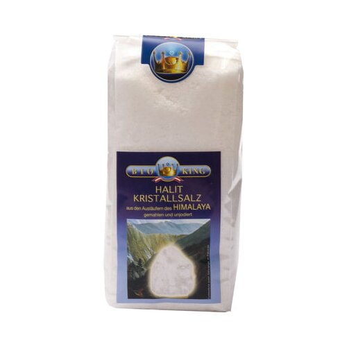 BioKing Kristalna sol &amp;quot;HALIT&amp;quot; mljevena - 1.000 g Slike
