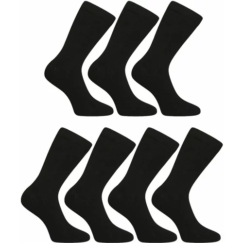 Nedeto 7PACK Socks High Black