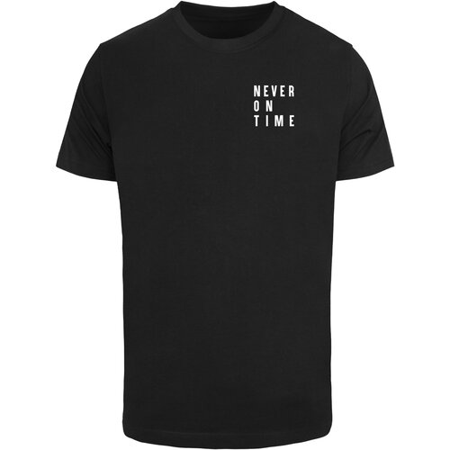 Mister Tee Black T-shirt Never On Time Cene