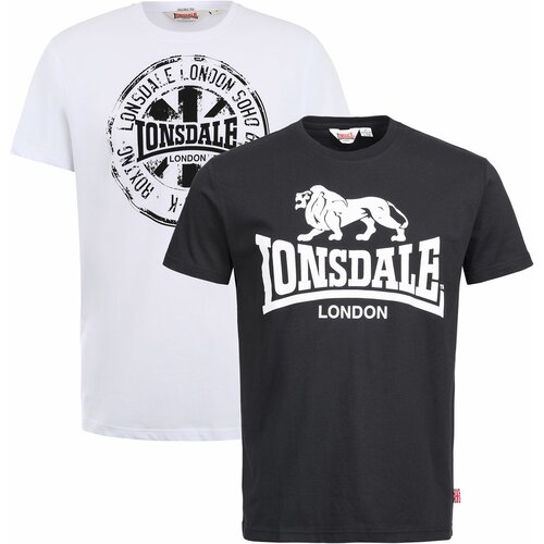 Lonsdale Men&amp;#039;s t-shirt regular fit double pack Slike