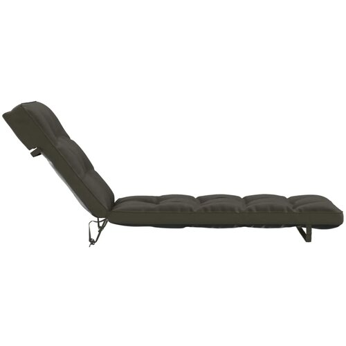  Jastučić za ležaljku VIANEN 100% poliester Antracit - Antracit 200 x 60 x 8 cm Slike