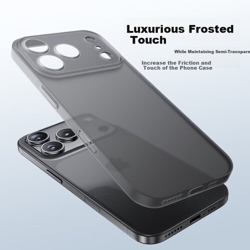  Mofei Maska za mobilni telefon iPhone 17 Pro / iPhone 17 Pro Max, Crna Cene