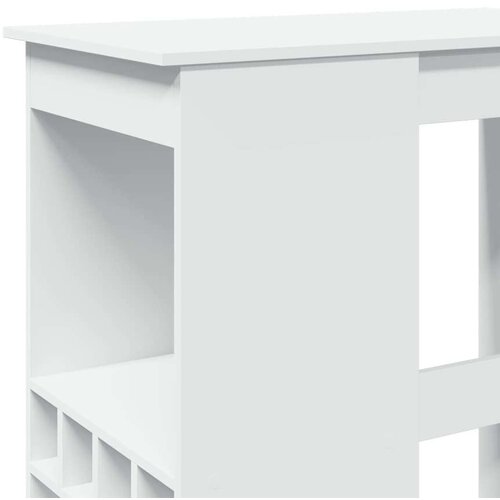  Barski stol s držačima bijeli 90 x 47 5 x 103 5 cm drveni Slike
