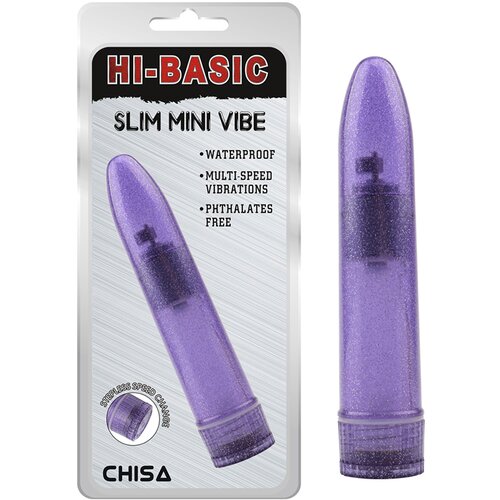 Chisa ljubičasti vibrator Slim Mini Vibe Purple Slike