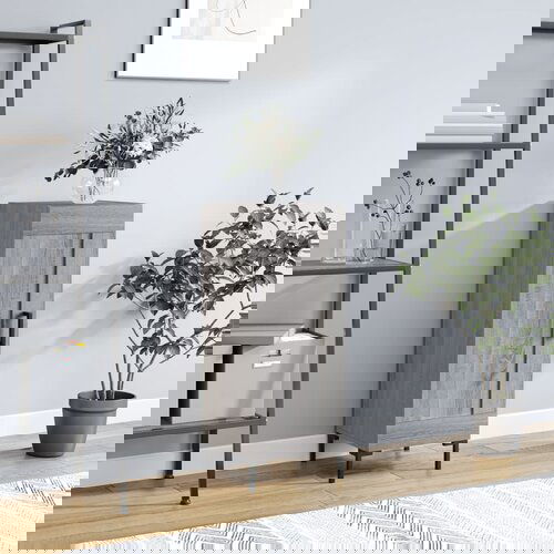 vidaXL Komoda boja hrasta sonome 34 5x34x90 cm od konstruiranog drva Cene