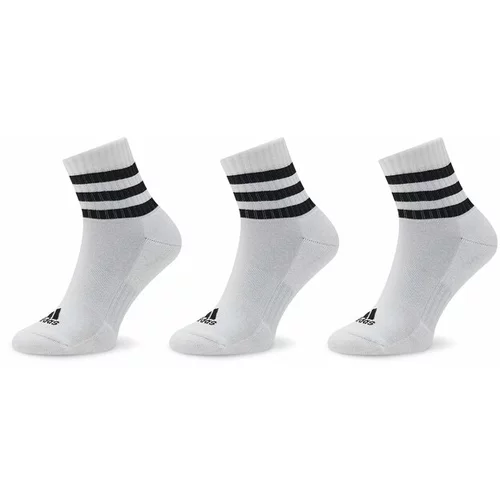 Adidas Sportske čarape '3-Stripes Cushioned ' crna / bijela