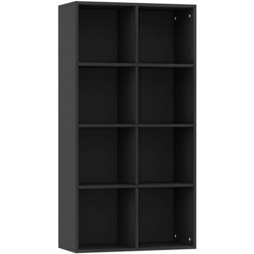 Maison Chic Knjižna omara - Knjižni regal črna 66x30x130 cm iverna plošča, (21725842) Cene