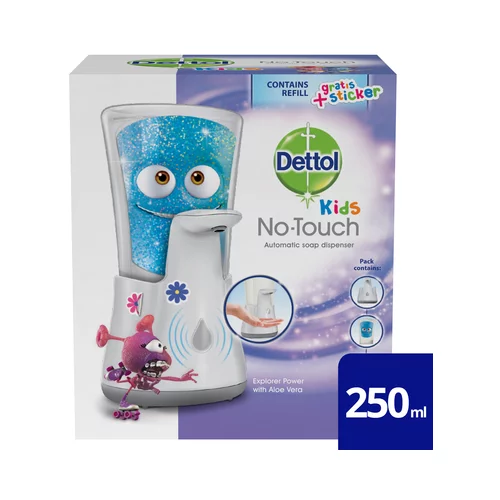 Dettol Kids No-Touch brezstični dozirnik mila 250 ml