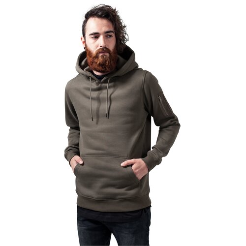 Urban Classics Sweat Bomber Hoody Olive Cene